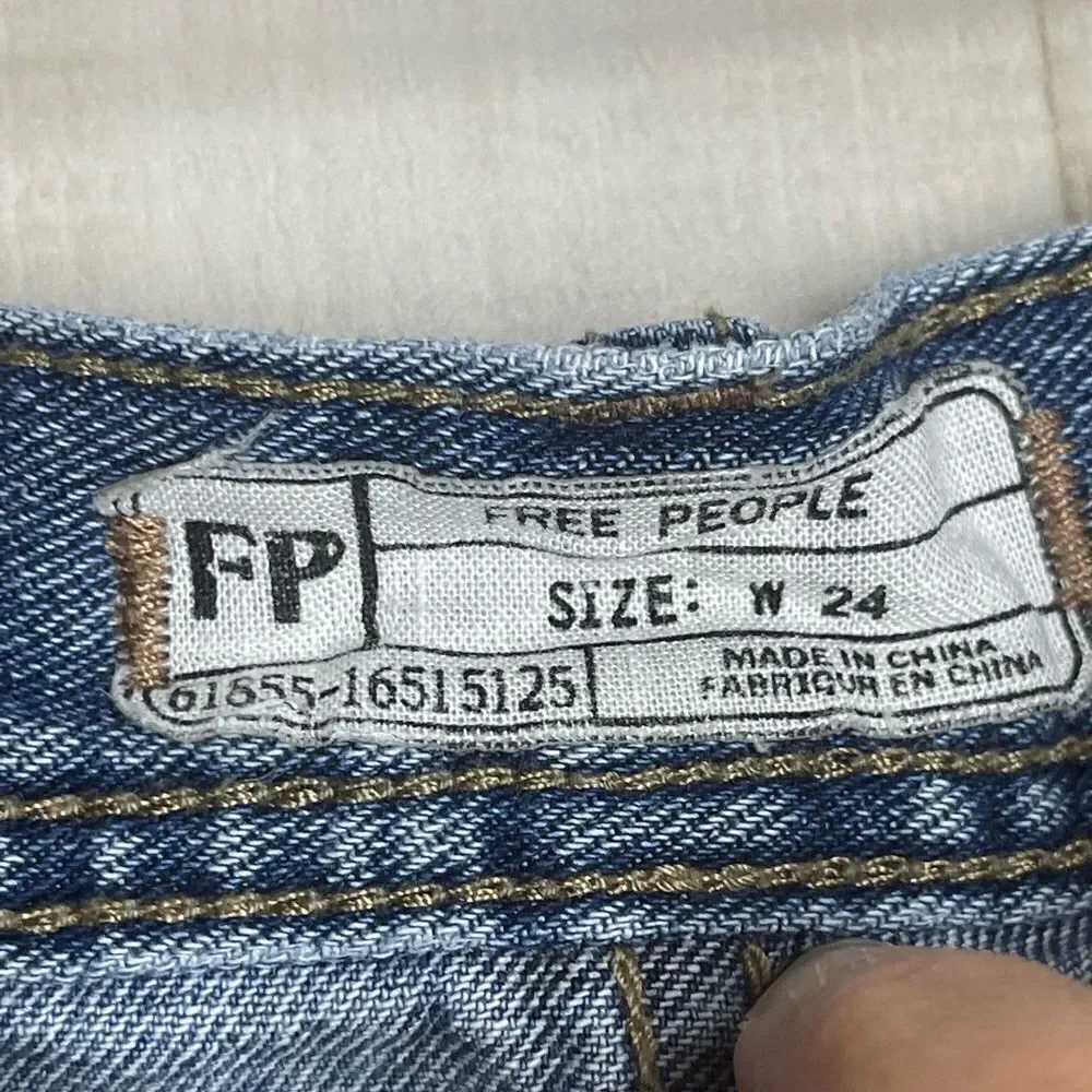Free People denim jean cut‎ off shorts, size 24